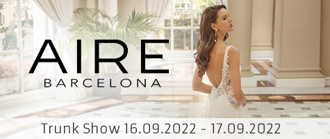 Aire Barcelona Kollektion 2023 - Trunk Show bei Brautmode Diamore im September